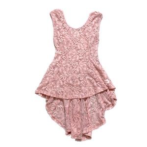 Retro Chic Pink lace top Sz L